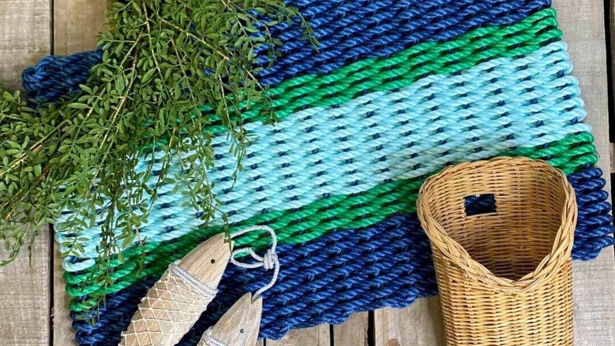 Eco-friendly outdoor doormats and coastal decor