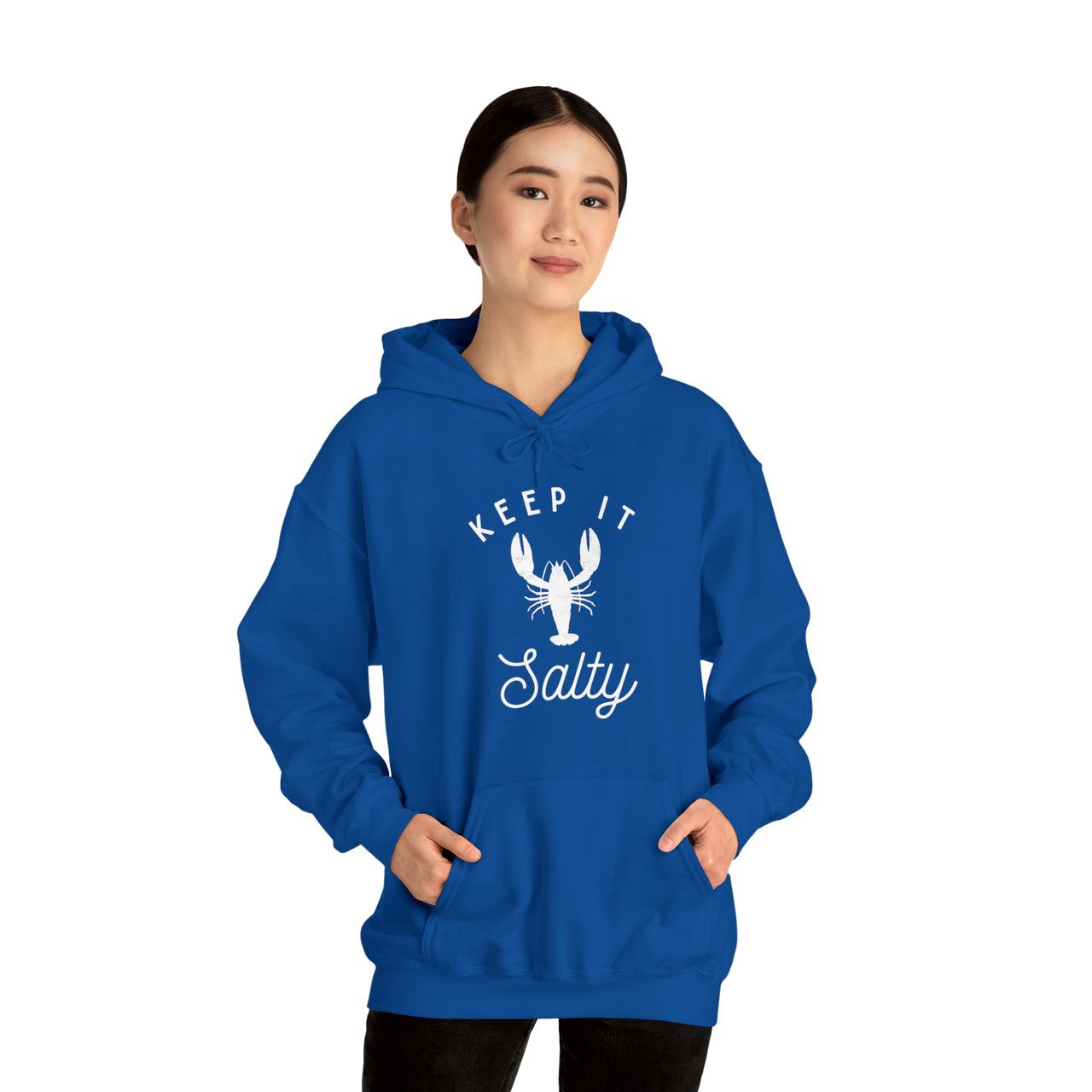 Keep It Salty Heavy Blend Hooded Sweatshirt, Unisex Royal
