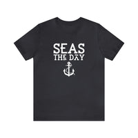 Thumbnail for Seas The Day Unisex Jersey Weekend Tee, Dark Grey