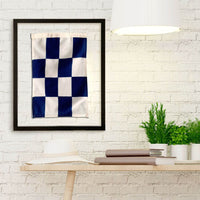 Thumbnail for Framed Nautical Flags, A-Z New England Trading Co Decor N