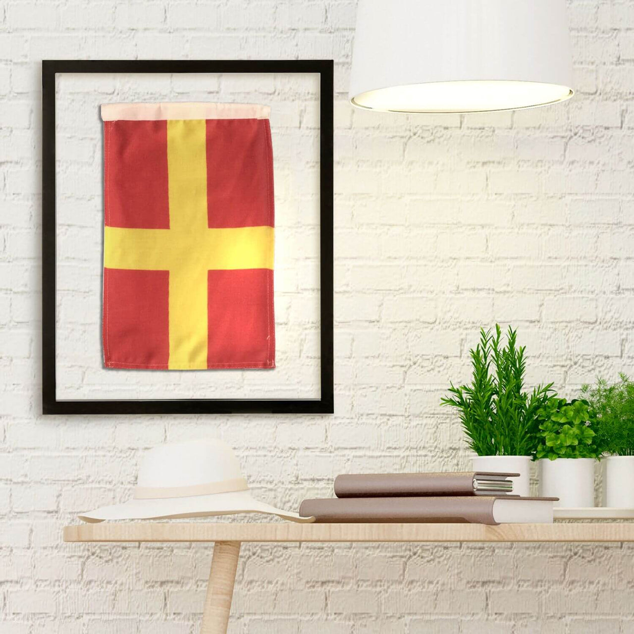 Framed Nautical Flags, A-Z New England Trading Co Decor R