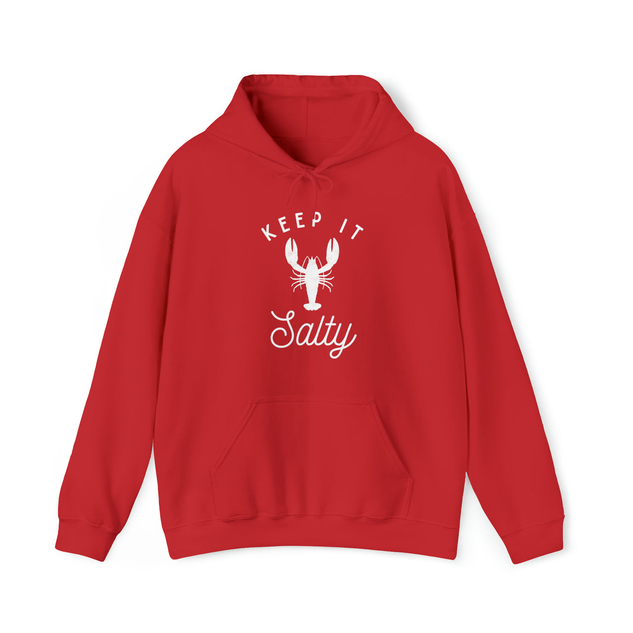 Keep It Salty Heavy Blend Hooded Sweatshirt, Unisex Red