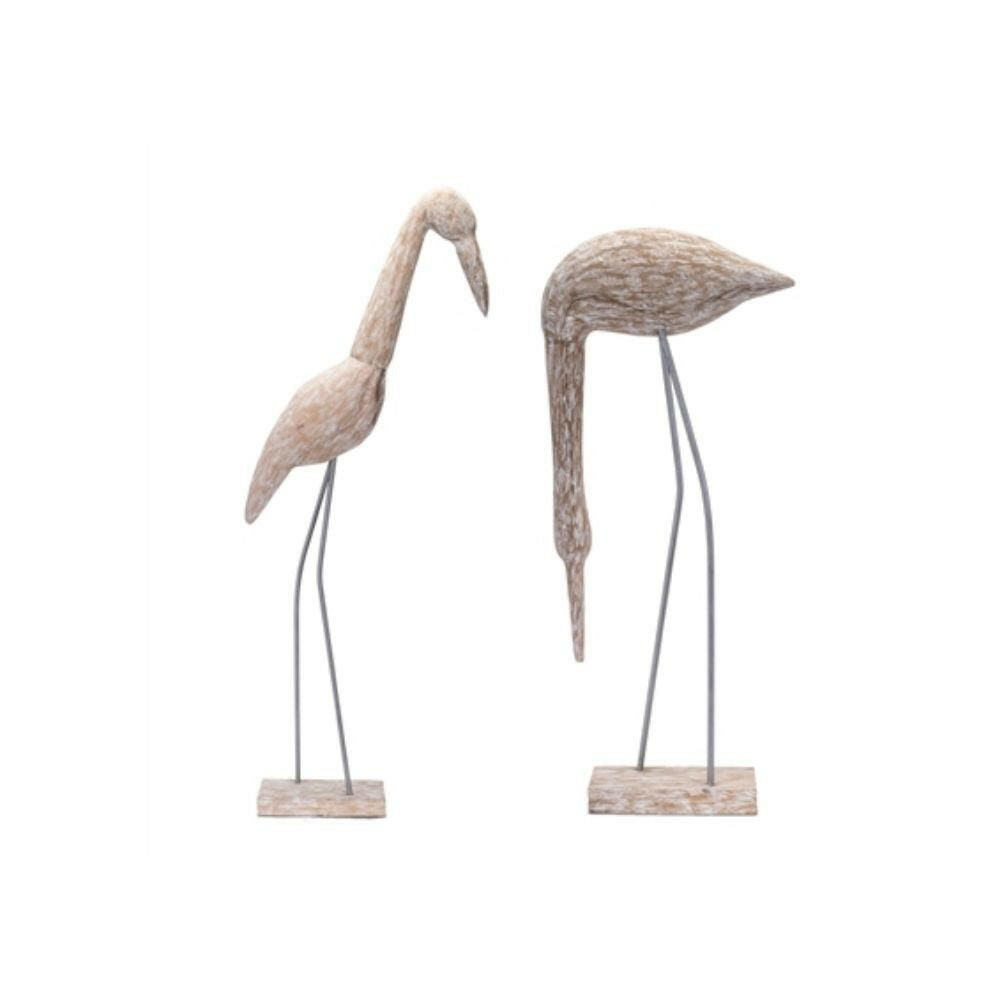Artisan Wood & Iron Coastal Birds