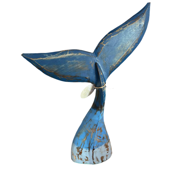 15" Whale Tail Blue