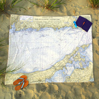 Thumbnail for Nautical Chart Blankets, Connecticut Coastal Maps
