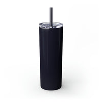 Thumbnail for Skinny Tumbler with Straw, Keep It Salty, Black