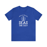 Thumbnail for Seas the Day Personalized Weekend Tee, Unisex, True Royal 