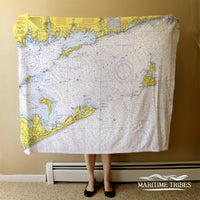 Thumbnail for Nautical Chart Blankets, Connecticut Coastal Maps