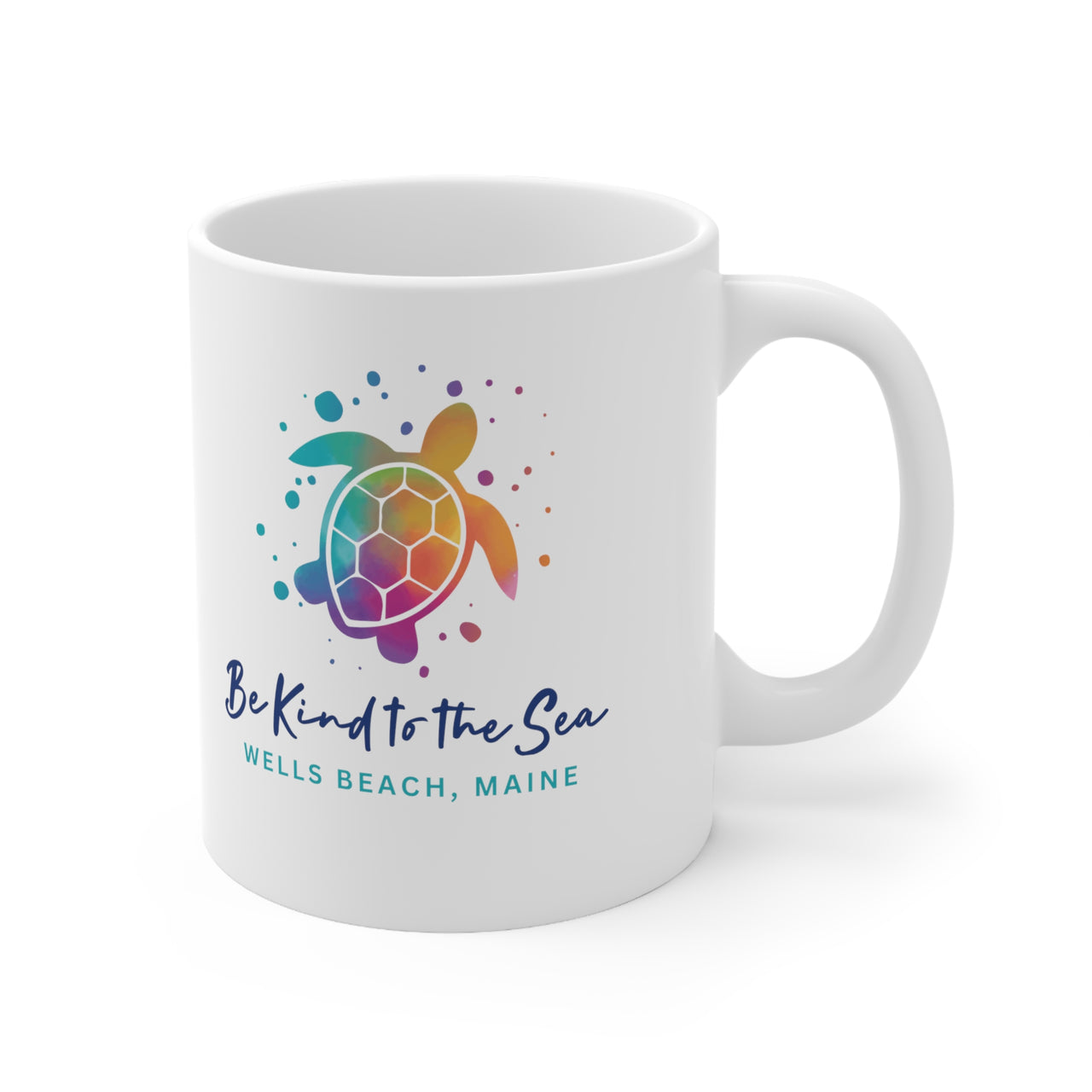 Personalized Be Kind To The Sea Ceramic Coastal Mug