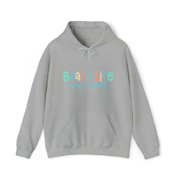 Beach Life Heavy Blend Hooded Sweatshirt, Personalized, Sport Grey