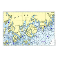 Thumbnail for Nautical Chart Placemats, Locations in Maine