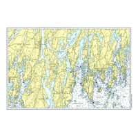 Thumbnail for Nautical Chart Placemats, Locations in Maine