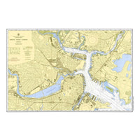 Thumbnail for Nautical Chart Placemats, Locations in Massachusetts