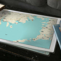 Thumbnail for Nautical Chart Placemats, Locations in Massachusetts