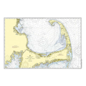 Nautical Chart Placemats, Locations in Massachusetts