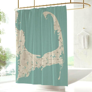 Nautical Chart Curtains, Locations in Massachusetts