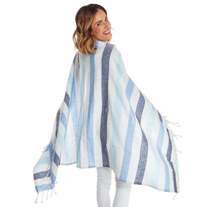 Coastal Stripes Turkish Towel in a Bag