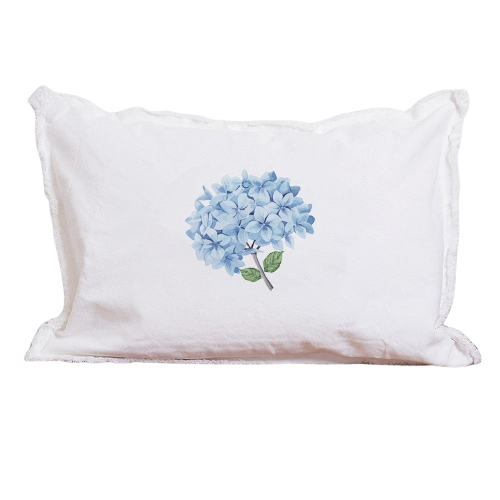 Endless Summer Hydrangea Lumbar Pillow, 12 x 18
