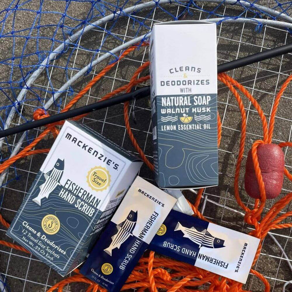 Fisherman Hand Scrub Travel Sized Sachets 12 in each box