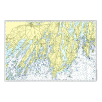 Thumbnail for Nautical Chart Placemats, Locations in Maine
