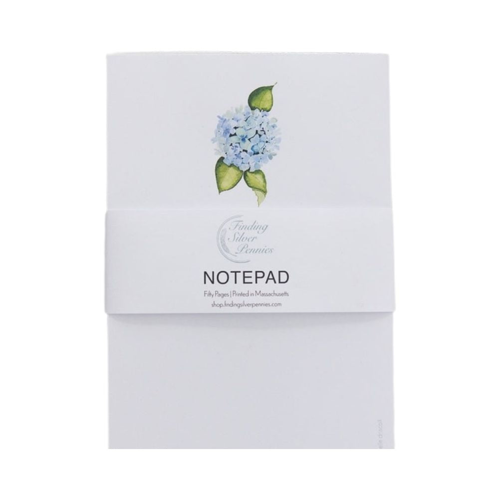 Hydrangea Watercolor Notepad