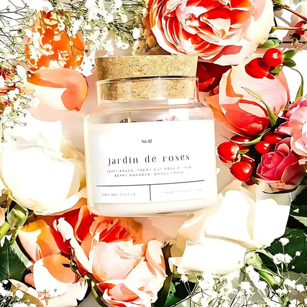 Jardin De Roses, Headache Free Luxury Candle, 22 oz.