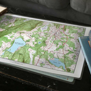 Nautical Chart Placemats, Locations in Massachusetts