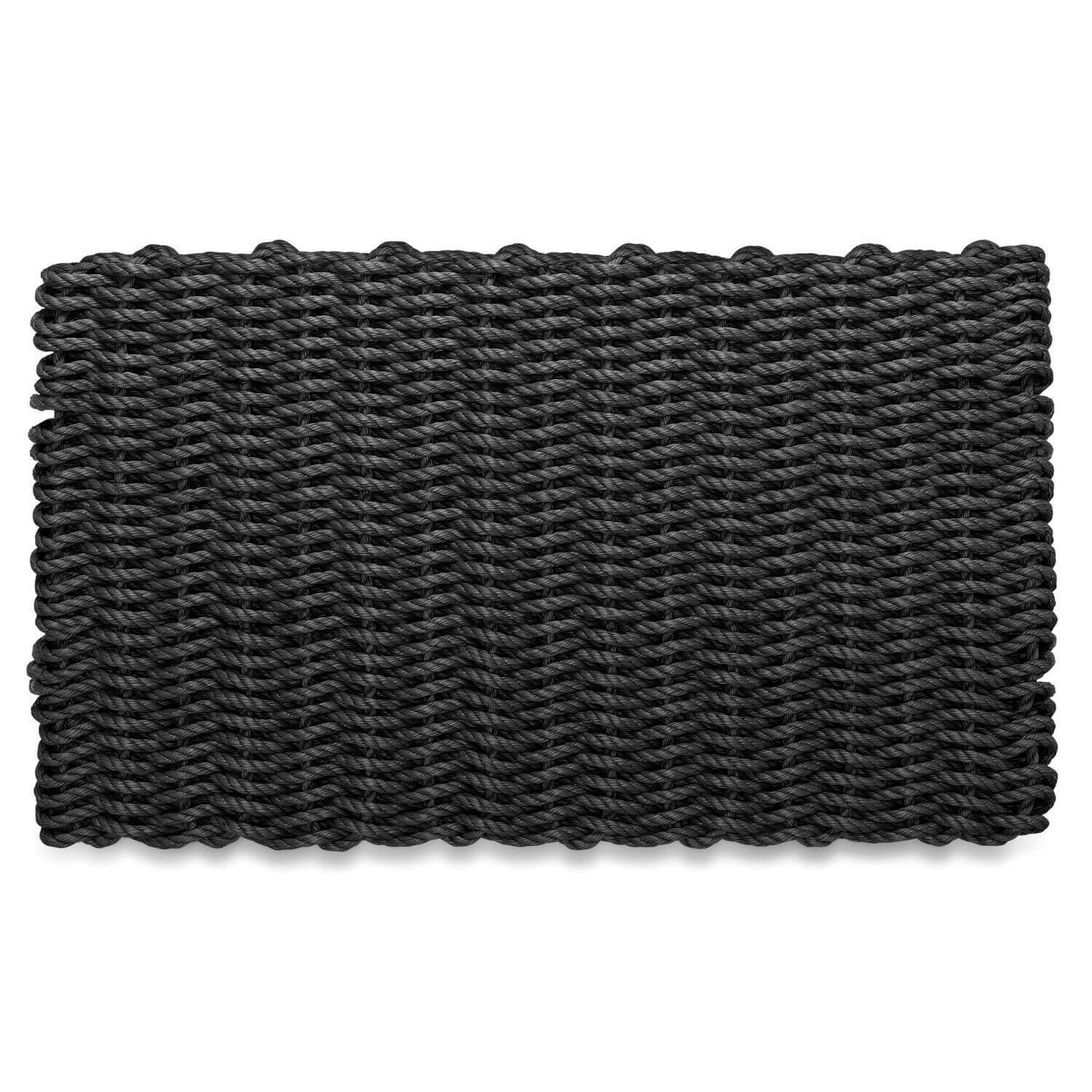 Black Lobster Rope Doormat | Nautical Welcome Mat | New England