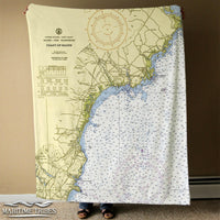 Thumbnail for Nautical Chart Blankets, Maine Coastal Maps