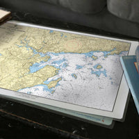 Thumbnail for Nautical Chart Placemats, Locations in Massachusetts