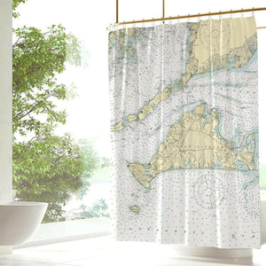 Nautical Chart Curtains, Locations in Massachusetts