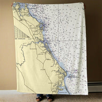 Thumbnail for Nautical Chart Blanket, Locations in Massachusetts