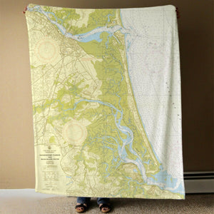 Nautical Chart Blanket, Locations in Massachusetts