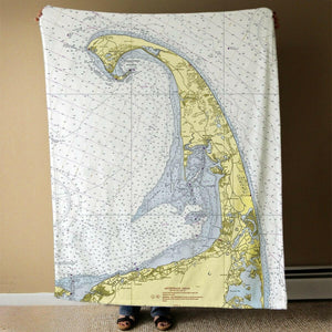 Nautical Chart Blanket, Locations in Massachusetts