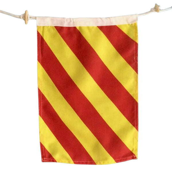 Nautical Flags, A-Z, 0-9, Maritime Signal Flags Decor New England Trading Co Y