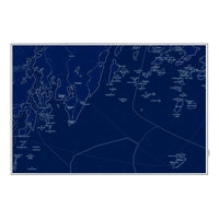 Thumbnail for Nautical Chart Placemats, Locations in Maine