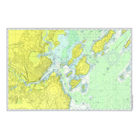 Thumbnail for Nautical Chart Placemats, Locations in Maine