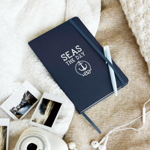 Nautical Journal, Seas The Day, Hardcover 5.5" x 8.5"  New England Trading Co