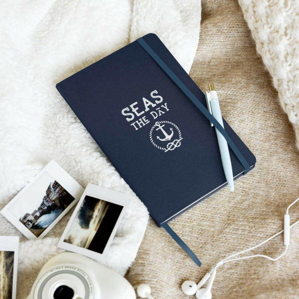 Nautical Journal, Seas The Day, Hardcover 5.5" x 8.5"  New England Trading Co