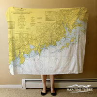 Thumbnail for Nautical Chart Blankets, Connecticut Coastal Maps