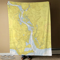 Thumbnail for Nautical Chart Blankets, Connecticut Coastal Maps