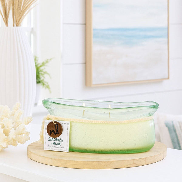 Windward Candle – Seagrass & Aloe Scented Coastal Soy Candle, Ocean-Inspired Home Fragrance