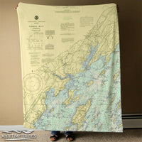 Thumbnail for Nautical Chart Blankets, Maine Coastal Maps