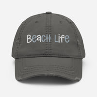 Thumbnail for Beach Life Distressed Cap  New England Trading Co   