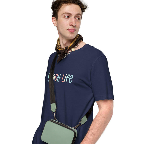 Beach Life Unisex Tee New England Trading Co Navy