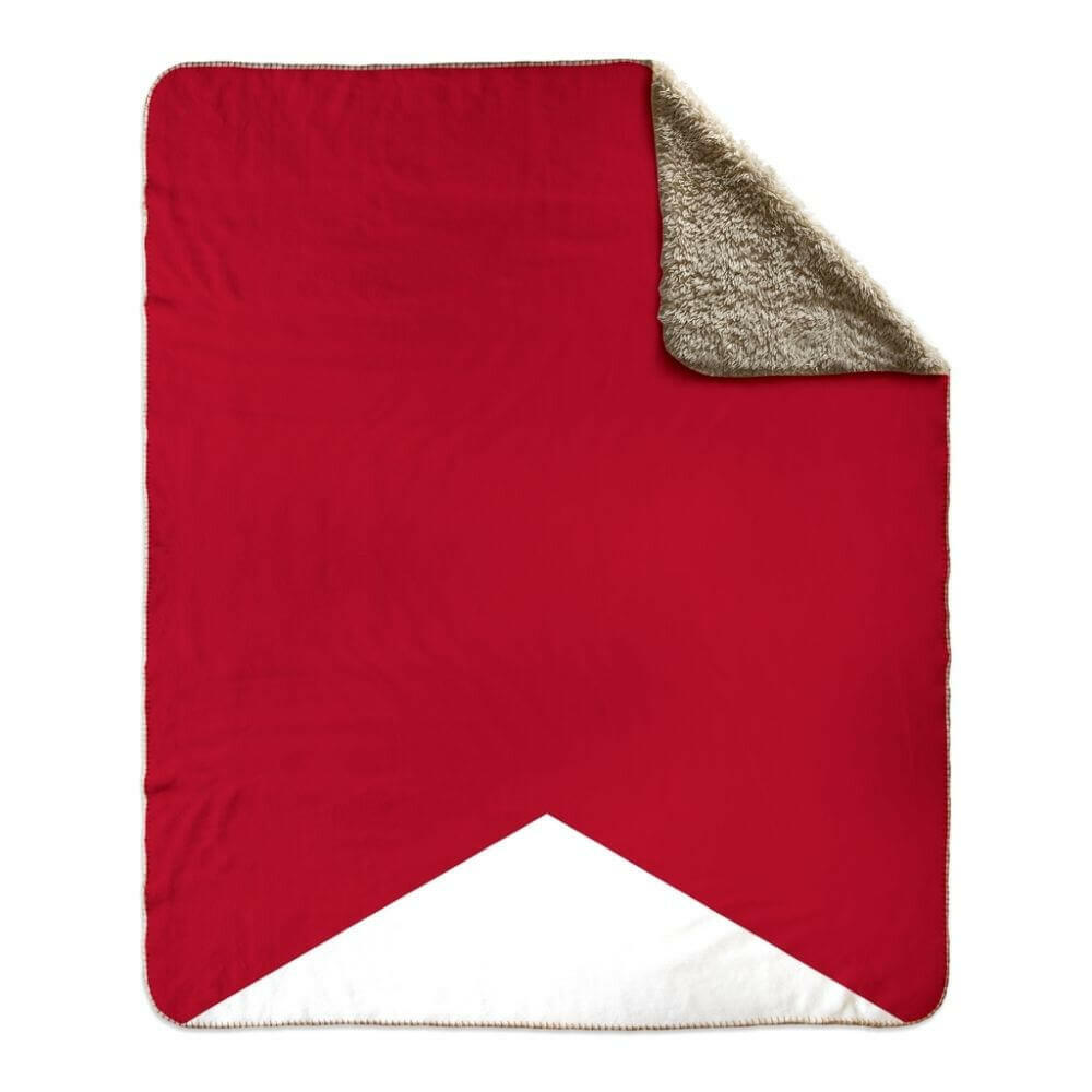 Nautical Signal Flag Fleece Sherpa Blanket, Choose A-Z Blankets The New England Trading Company B