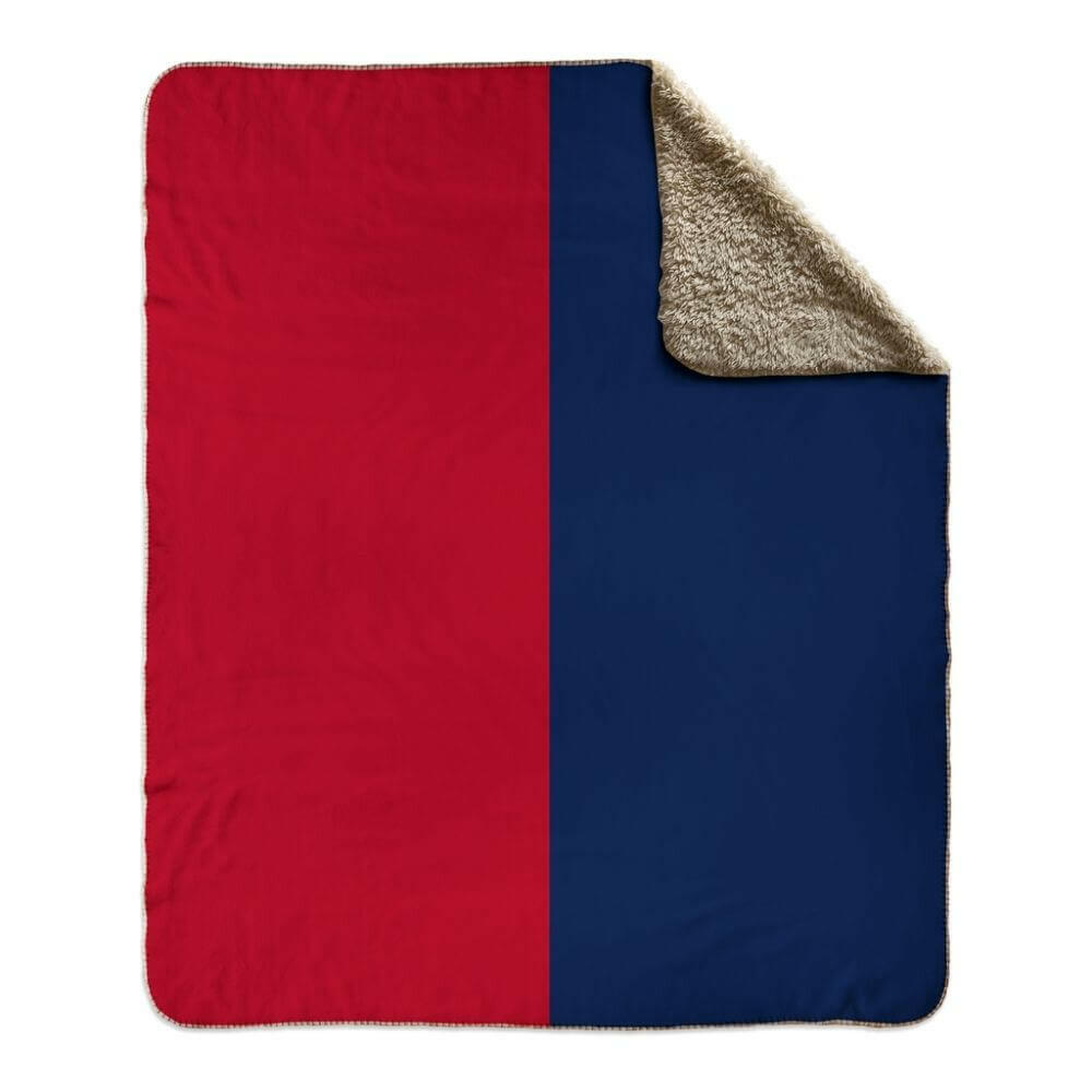 Nautical Signal Flag Fleece Sherpa Blanket, Choose A-Z Blankets The New England Trading Company E