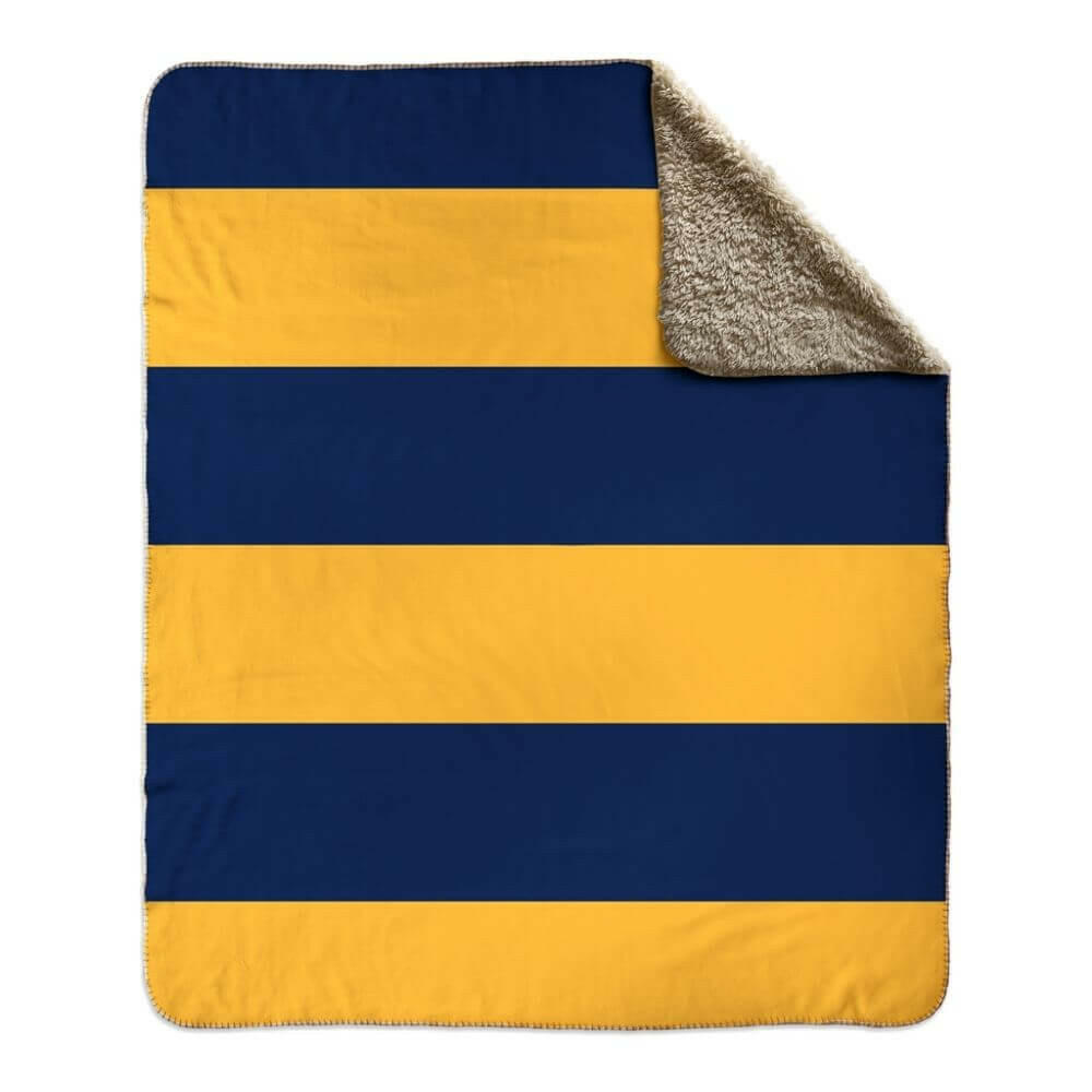 Nautical Signal Flag Fleece Sherpa Blanket, Choose A-Z Blankets The New England Trading Company G