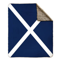 Thumbnail for Nautical Signal Flag Fleece Sherpa Blanket, Choose A-Z Blankets The New England Trading Company M  