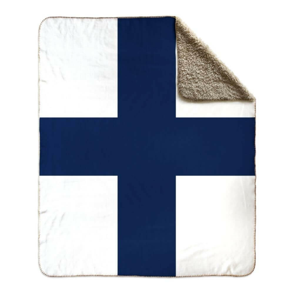 Nautical Signal Flag Fleece Sherpa Blanket, Choose A-Z Blankets The New England Trading Company X
